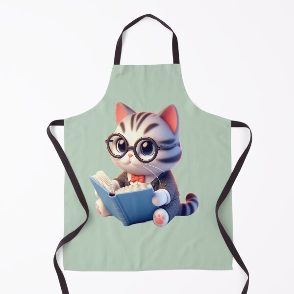 Item preview, Cat Reading book,nerdy designed and sold by GLORY-LIFE.