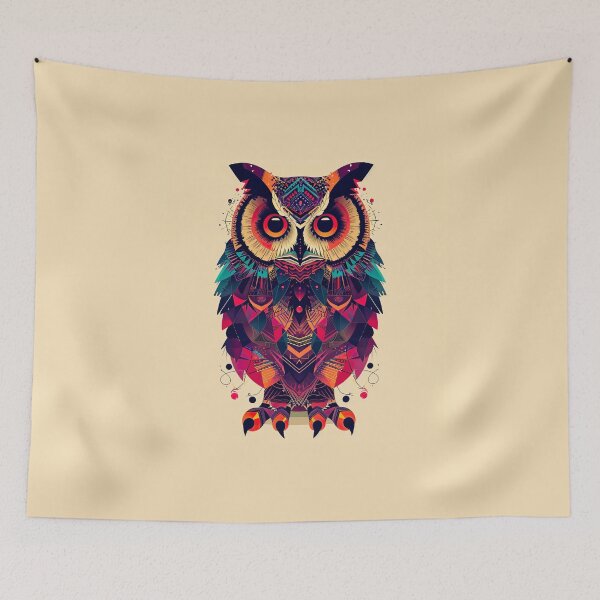 Aperçu de l'œuvre Ornate Owl créée et vendue par Yogimeister.