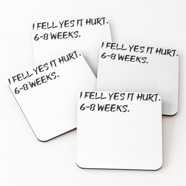 Item preview,   I FELL YES IT HURT 6-8 WEEKS Funny Broken Bone Arm designed and sold by SakuraPxl.