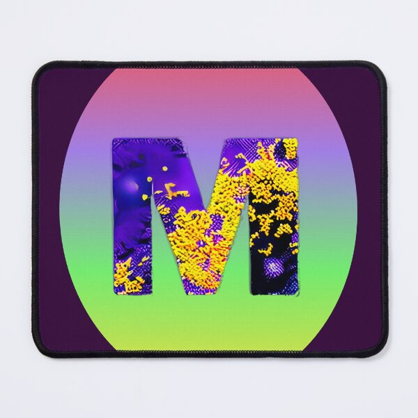 Item preview, letter M, monogram . typography collage. ABC art. gift 2024 designed and sold by Minibubb.
