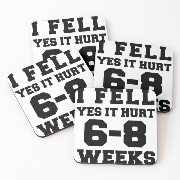 Item preview,  I FELL YES IT HURT 6-8 WEEKS Funny Broken Bone Arm designed and sold by SakuraPxl.