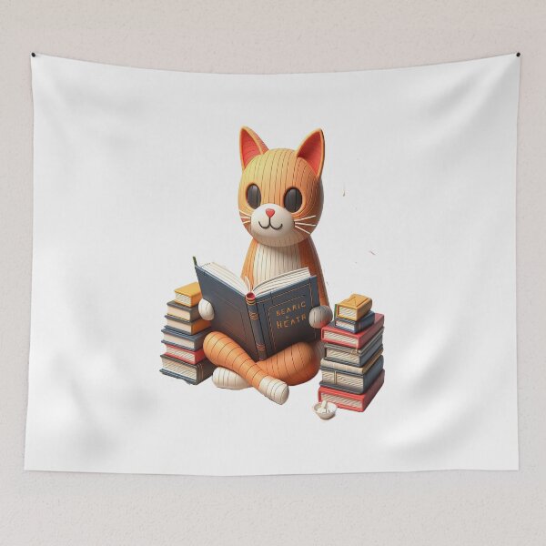 Item preview, Cat Reading book,nerdy designed and sold by GLORY-LIFE.