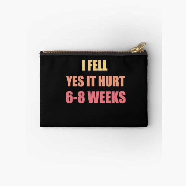 Item preview,  I FELL YES IT HURT 6-8 WEEKS Funny Broken Bone Arm designed and sold by SakuraPxl.