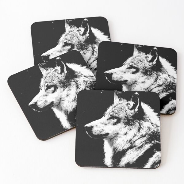 Item preview, Black and White Wolf designed and sold by KingdomWildlife.