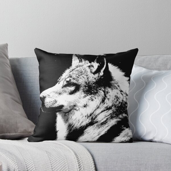 Item preview, Black and White Wolf designed and sold by KingdomWildlife.