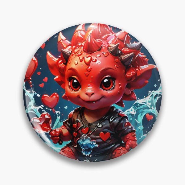 Item preview, Cute Baby Dragon Red Love designed and sold by Kaizoku85.