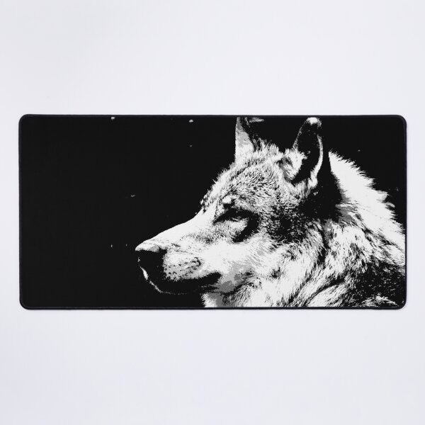 Item preview, Black and White Wolf designed and sold by KingdomWildlife.