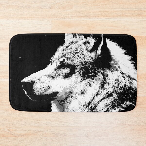 Item preview, Black and White Wolf designed and sold by KingdomWildlife.