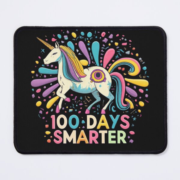 Item preview, Unicorn 100 days smarter Psychedelic Splatter designed and sold by Pawel Oska.