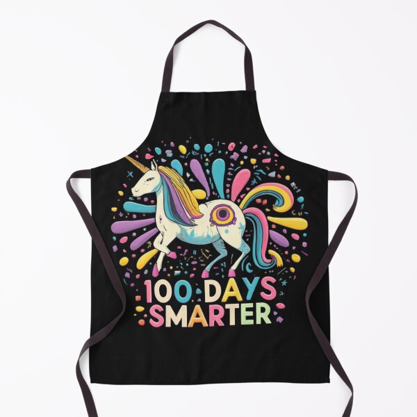 Item preview, Unicorn 100 days smarter Psychedelic Splatter designed and sold by Pawel Oska.