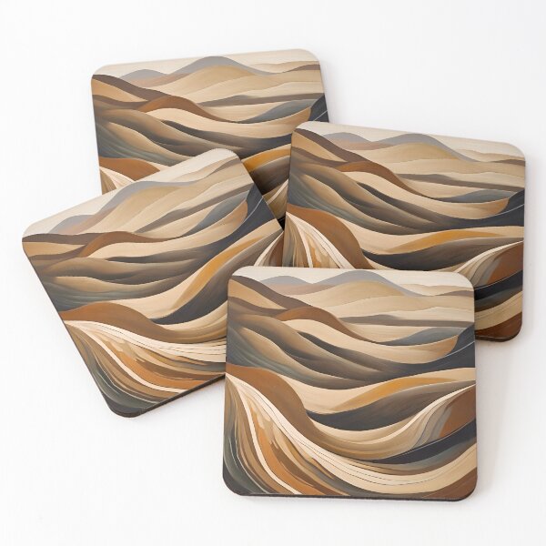Item preview, Evocative Biomorphic Landscape Abstract designed and sold by colorvisionart.
