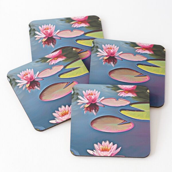 Item preview, Peaceful pond designed and sold by MYTHIC PEEL STICKERS.
