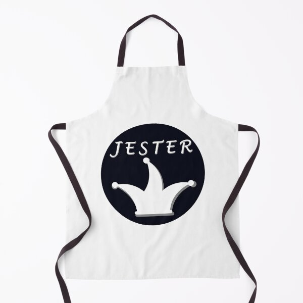 Item preview, Hat and name of a jester, jester or joker in white in a circle designed and sold by shennix.