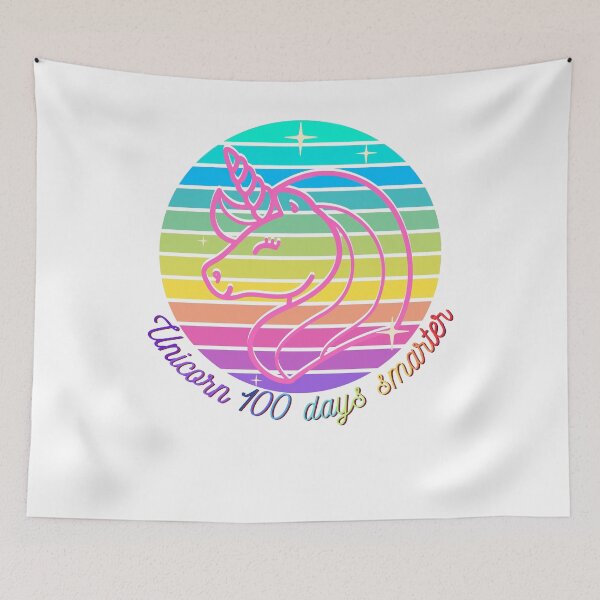 Item preview, Unicorn 100 Days Smarter designed and sold by Paula-Ziolek.