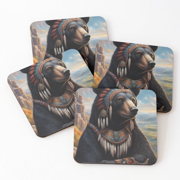 Item preview, Black Bear Shaman designed and sold by Dryden Stewart Enterprises.