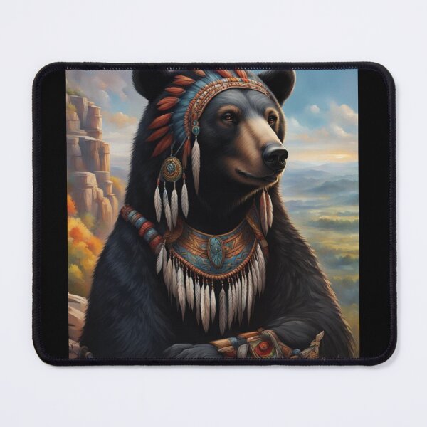 Item preview, Black Bear Shaman designed and sold by Dryden Stewart Enterprises.