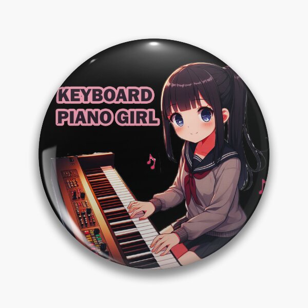 Artikelvorschau, Keyboard-Klaviermädchen entworfen und verkauft von Echonn.