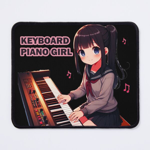 Artikelvorschau, Keyboard-Klaviermädchen entworfen und verkauft von Echonn.
