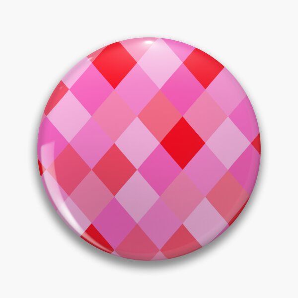 Item preview, Red and Pink Diamonds Grid Pattern designed and sold by OneThreeSix.