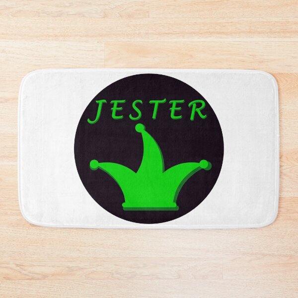Item preview, Hat and name of a jester, jester or joker in green in a circle designed and sold by shennix.