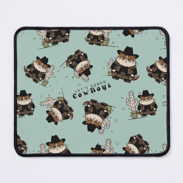 Item preview, Let's Rodeo Cowboys | Obese Cowboy Cat Meme | Fatty Rodeo kitten | roughneck Cat Funny designed and sold by themichetti.