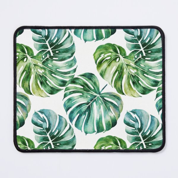 Item preview, watercolor Monstera Leaf pattern, Palm Green Nature Painterly Seamless Painting designed and sold by sadedream.