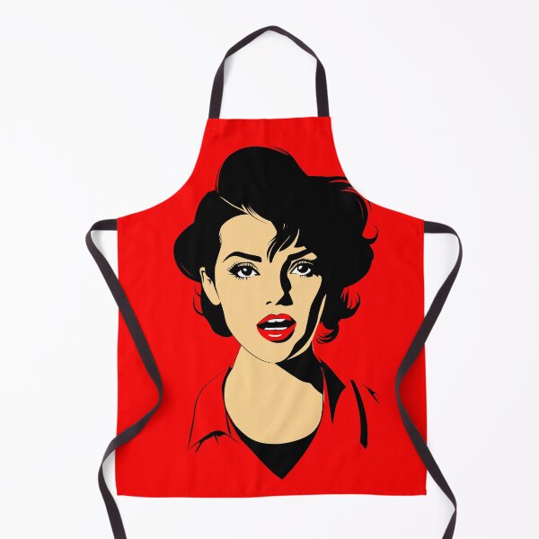 Item preview, surprised pin up girl, Retro woman pop art style.  designed and sold by DALIO666.