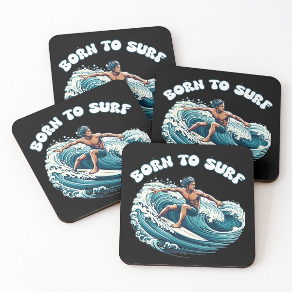 Item preview, Man Born To Surf designed and sold by Aurorapod.