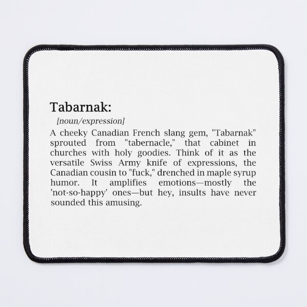Item preview, Tabarnak - dictionary designed and sold by EmeraldeaArt.