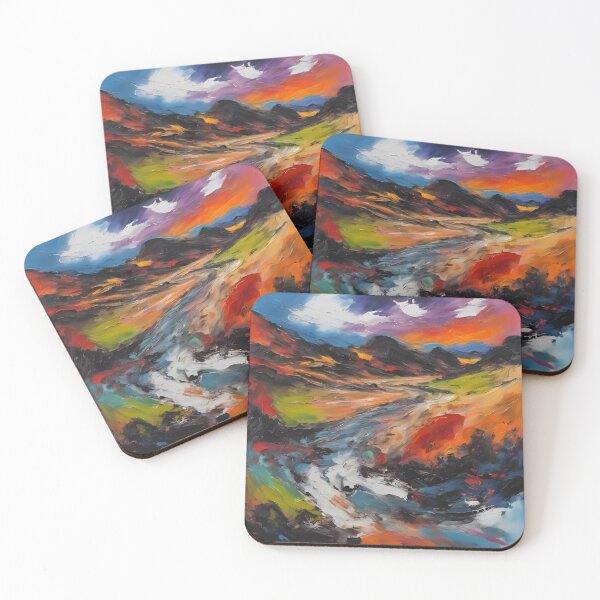 Item preview, Powerful Expressionist Landscape designed and sold by colorvisionart.