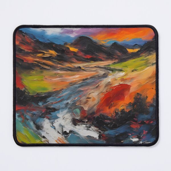 Item preview, Powerful Expressionist Landscape designed and sold by colorvisionart.