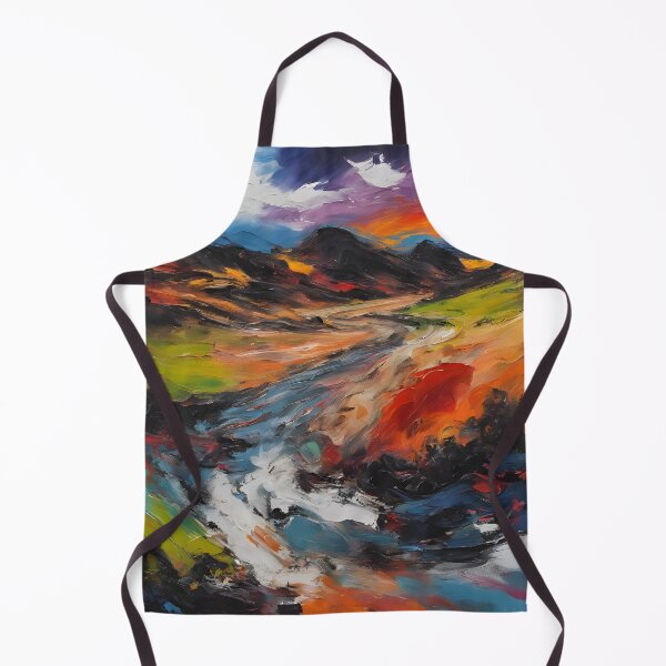 Item preview, Powerful Expressionist Landscape designed and sold by colorvisionart.