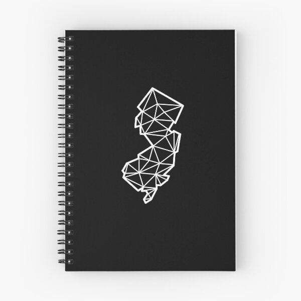 Item preview, Geometric New Jersey State Design - White Lines designed and sold by anne-dromeda.