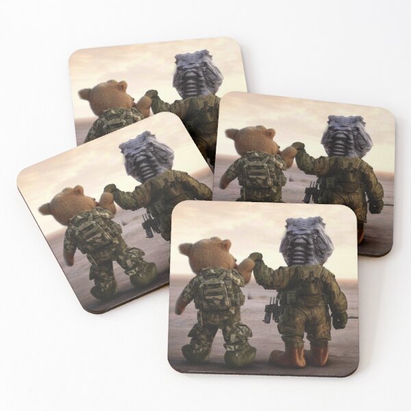 Item preview, Croaky and Bear fist bump designed and sold by CroakysCorner.