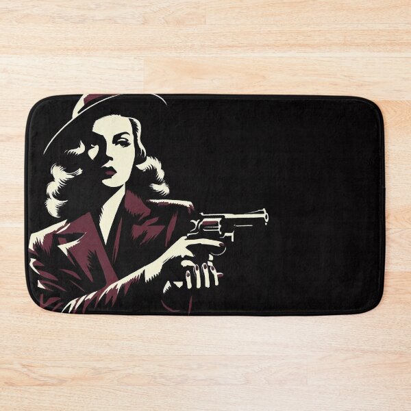Item preview, Noir Crime Woman with Revolver designed and sold by RESToRAPTOR.