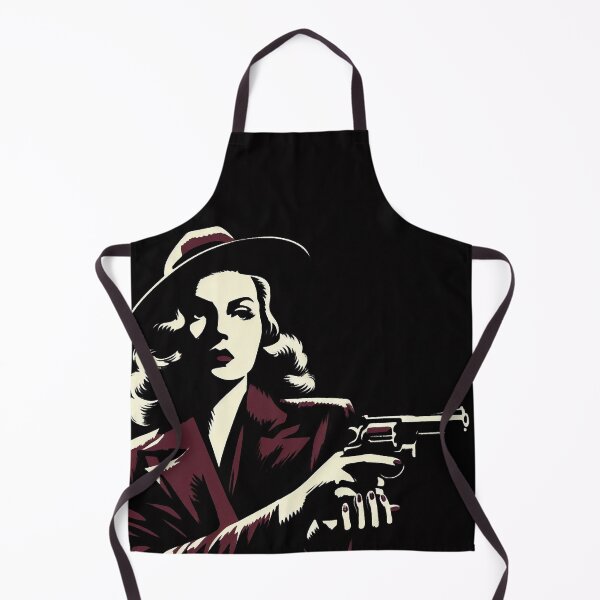 Item preview, Noir Crime Woman with Revolver designed and sold by RESToRAPTOR.
