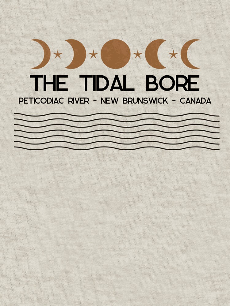Thumbnail 7 of 7, Classic T-Shirt, The Tidal Bore - Peticodiac River T-Shirt designed and sold by TheTidalBores.