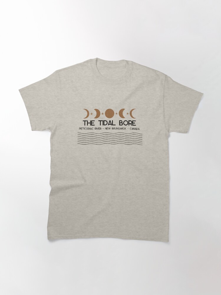 Thumbnail 3 of 7, Classic T-Shirt, The Tidal Bore - Peticodiac River T-Shirt designed and sold by TheTidalBores.