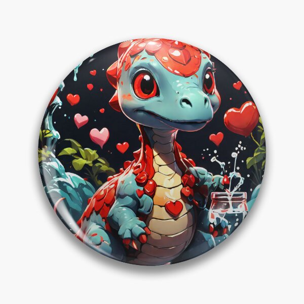 Item preview, Valentine's Day Cute Baby Blue Dragon designed and sold by Kaizoku85.