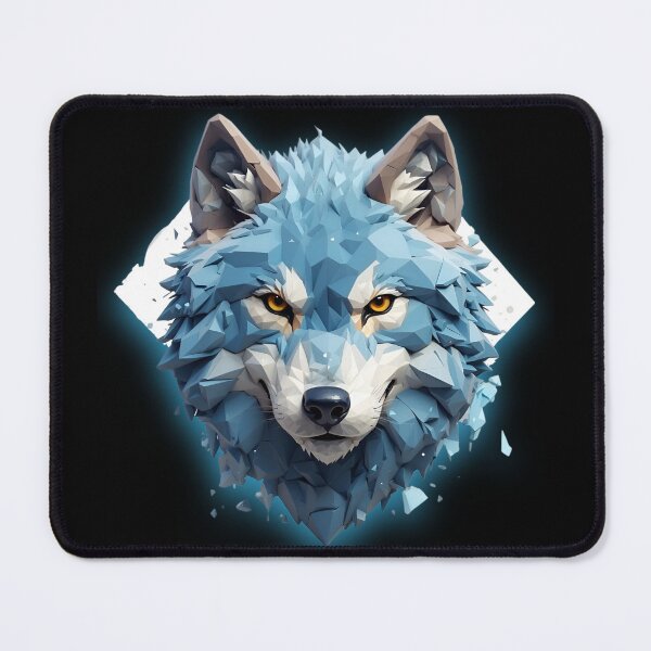 Item preview, Winter Wolf / Polygon Art - designed and sold by PolygonPinnacle.