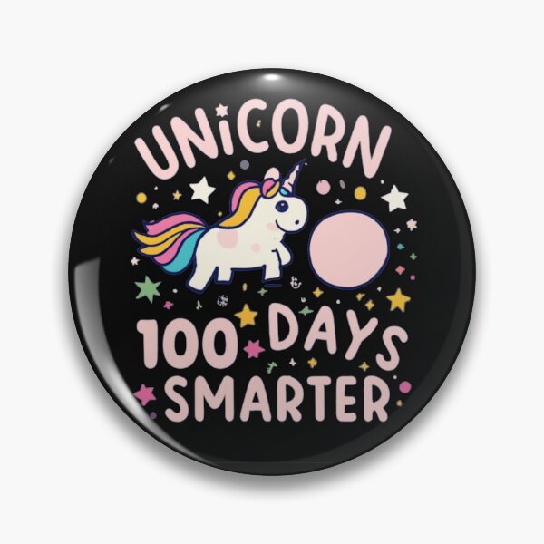 Item preview, Unicorn 100 days smarter Quirky Doodles designed and sold by Pawel Oska.