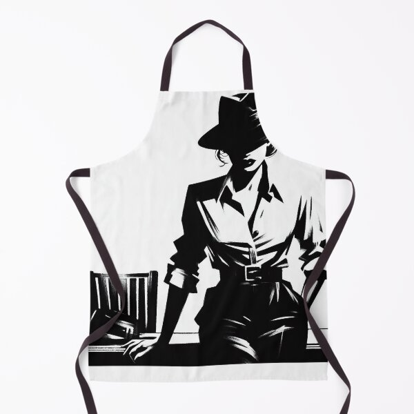 Item preview, Noir Crime Black and White Woman designed and sold by RESToRAPTOR.