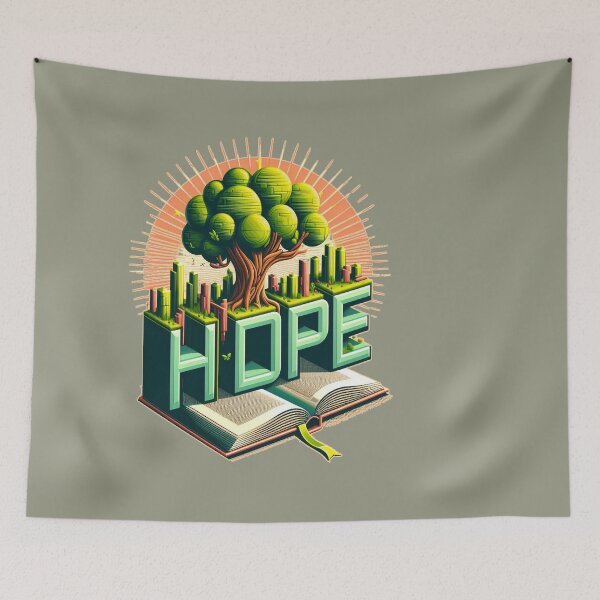 Item preview, Hope comes from books and tree designed and sold by GLORY-LIFE.