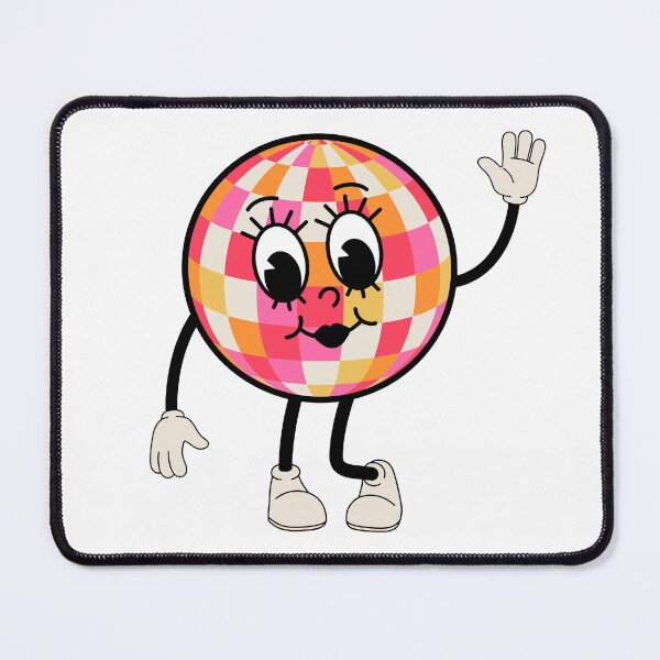 Item preview, Retro Disco Ball Figure (Pink) designed and sold by Samantha Kelly.