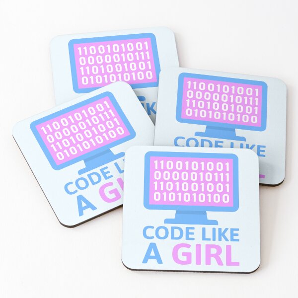 Item preview, Code Like A Girl! Women In Tech designed and sold by PMCreative.