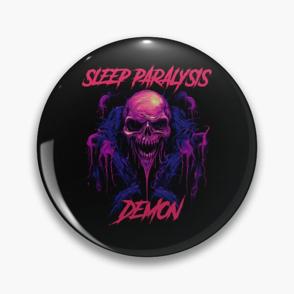 Item preview, Sleep paralysis demon - synthwave cyberpunk designed and sold by GlitchGrotesque.
