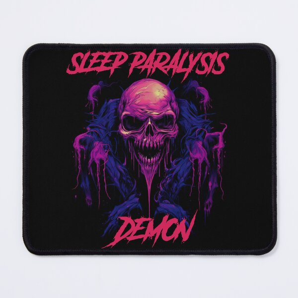 Item preview, Sleep paralysis demon - synthwave cyberpunk designed and sold by GlitchGrotesque.