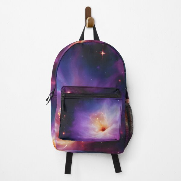 Item preview, Nebula Nectar - Cosmic Nebulas with Blooming Flowers designed and sold by colorvisionart.