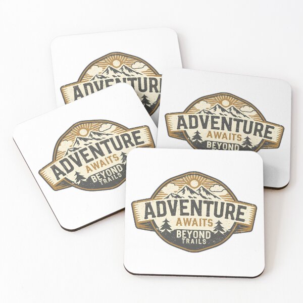 Item preview, Adventure awaits beyond trails designed and sold by rozar-nv.