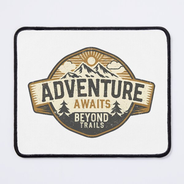 Item preview, Adventure awaits beyond trails designed and sold by rozar-nv.